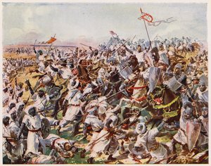 Batalla del Río Salado, España de Alfredo Roque Gameiro