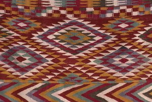 Alfombra del valle de Mzab (detalle) de Algerian School