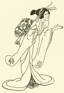 Ilustración de La historia del Mikado (grabado) de Alice Bolingbroke (after) Woodward