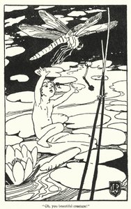 Ilustración para The Water-Babies de Charles Kingsley (litografía) de Alice Bolingbroke (after) Woodward
