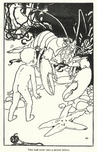 Ilustración para The Water-Babies de Charles Kingsley (litografía)
