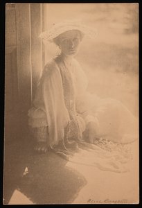 Foto de Alice Broughton de Agnes Pelton (foto b/n) de Alice Boughton