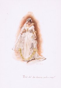 ¡Pero oh, ella baila de tal manera!, de Some Old Love Songs publicado por Hildesheimer & Faulkner, 1892 de Alice Havers