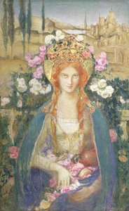 Santa Isabel de Hungría, 1916 de Alice Macallan Swan