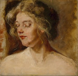 Modelo de estudio rubia, finales del siglo XIX-principios del siglo XX de Alice Pike Barney