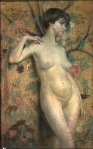 Desnudo contra la pantalla de Alice Pike Barney