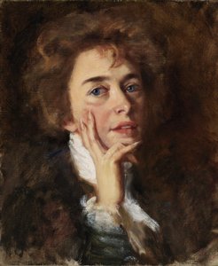 Autorretrato con Jabot de Alice Pike Barney