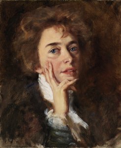 Autorretrato con jabot, 1896
