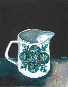 Naturaleza muerta con jarrón de flores