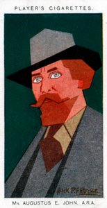Augustus John, pintor británico, 1926 de Alick P. F. Ritchie