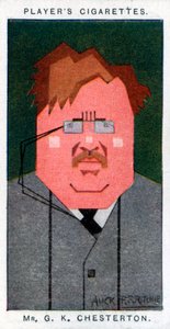 GK Chesterton, poeta, novelista y crítico británico, 1926 de Alick P. F. Ritchie