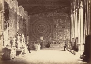 Pisa: Corredor del Camposanto, c. 1870 de Alinari