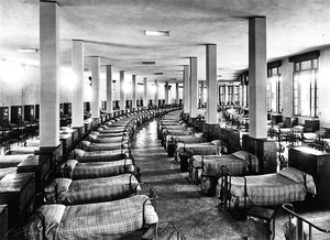 Villa Rosa Maltoni Mussolini: el dormitorio de Fratelli Alinari