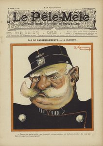 No hay reuniones. Ilustración para Le Pele-Mele, 1902