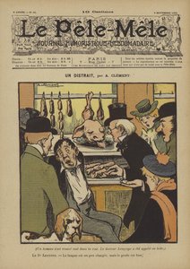 Un distraído. Ilustración para Le Pele-Mele, 1902 de Aline Clement