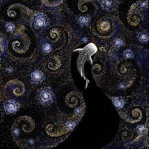 Tiburón ballena en una noche estrellada de Alirıza ÇAKIR