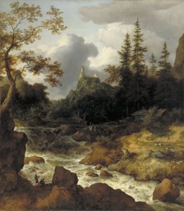 Paisaje noruego de Allaert van Everdingen