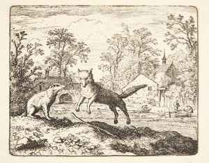 Renard es multado por sus delitos de Allaert van Everdingen