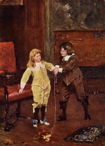 Oliver y Charles (litografía en color)