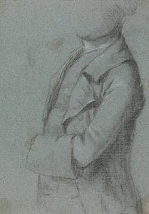 Estudio de vestuario para un retrato de hombre de Allan Ramsay