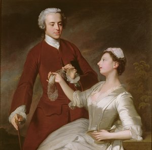Retrato de Sir Edward y Lady Turner, 1740 de Allan Ramsay