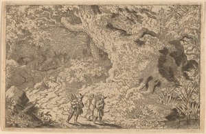 Un bosque espeso de Allart van Everdingen