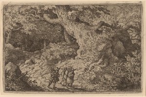 Un bosque espeso de Allart van Everdingen