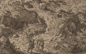 Un bosque espeso, probablemente c. 1645-1656