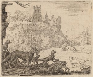 Reynard se va con el tejón, probablemente c. 1645-1656