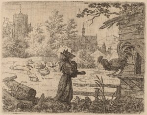Reynard disfrazado de monje, probablemente c. 1645-1656 de Allart van Everdingen
