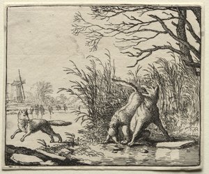Reynard the Fox:  A New Accusation by the Wolf de Allart van Everdingen