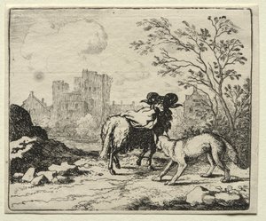 Reynard the Fox:  Reynard Sends a Packet to the Lion de Allart van Everdingen