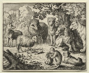 Reynard the Fox:  The Arrival of the Packet de Allart van Everdingen