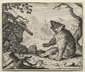 Reynard the Fox:  The Bear Calls Reynard to Court de Allart van Everdingen