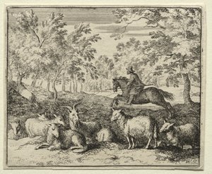 Reynard the Fox:  The Chase of the Stag de Allart van Everdingen