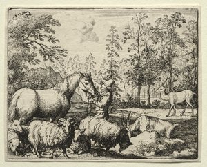 Reynard the Fox:  The Jealous Horse de Allart van Everdingen