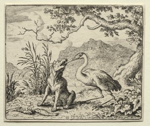 Reynard the Fox:  The Ungrateful Wolf de Allart van Everdingen