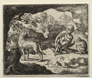 Reynard el Zorro: El Lobo en la Guarida de los Monos de Allart van Everdingen