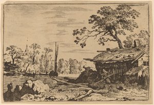 Cabaña en Ruinas de Allart van Everdingen