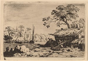 Choza ruinosa de Allart van Everdingen