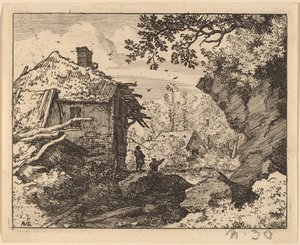 Choza de Paja Vista desde Atrás, probablemente c. 1645-1656