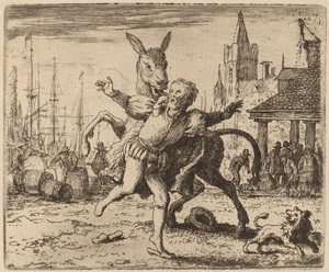 El asno y el perro, probablemente c. 1645-1656 de Allart van Everdingen