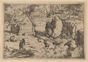 El carpintero de Allart van Everdingen