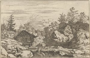 Las cabañas en la orilla, siglo XVII