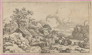 La cabaña del carpintero, siglo XVII de Allart van Everdingen