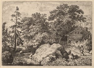 La Colina, probablemente c. 1645-1656 de Allart van Everdingen