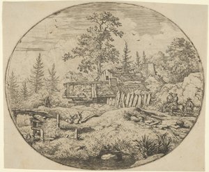 El Paisaje con el Puente de Madera, siglo XVII