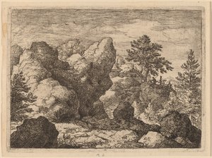 La roca puntiaguda de Allart van Everdingen