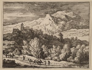 Dos carretas de Allart van Everdingen