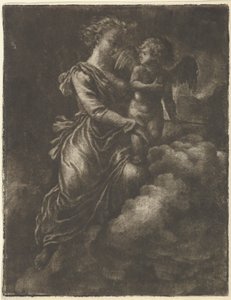 Venus y Cupido, siglo XVII de Allart van Everdingen